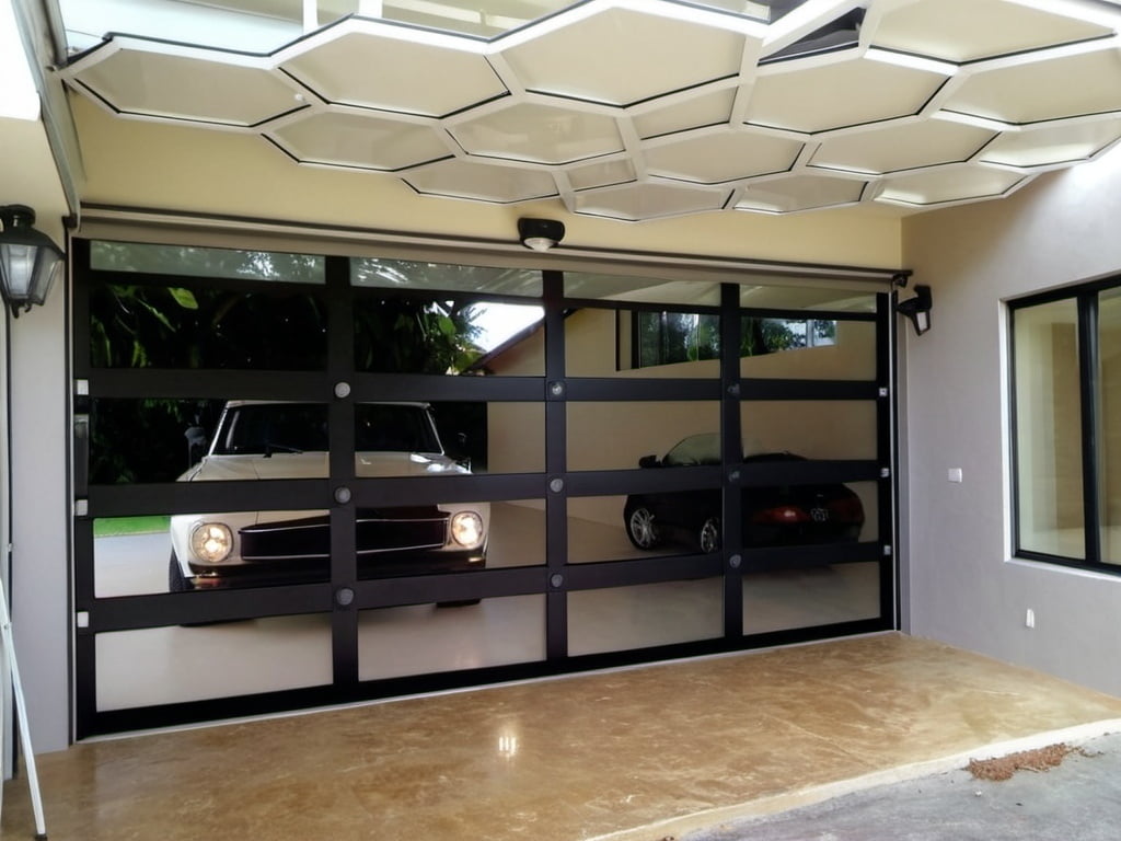 Residential Garage Door (glass And Aluminum)