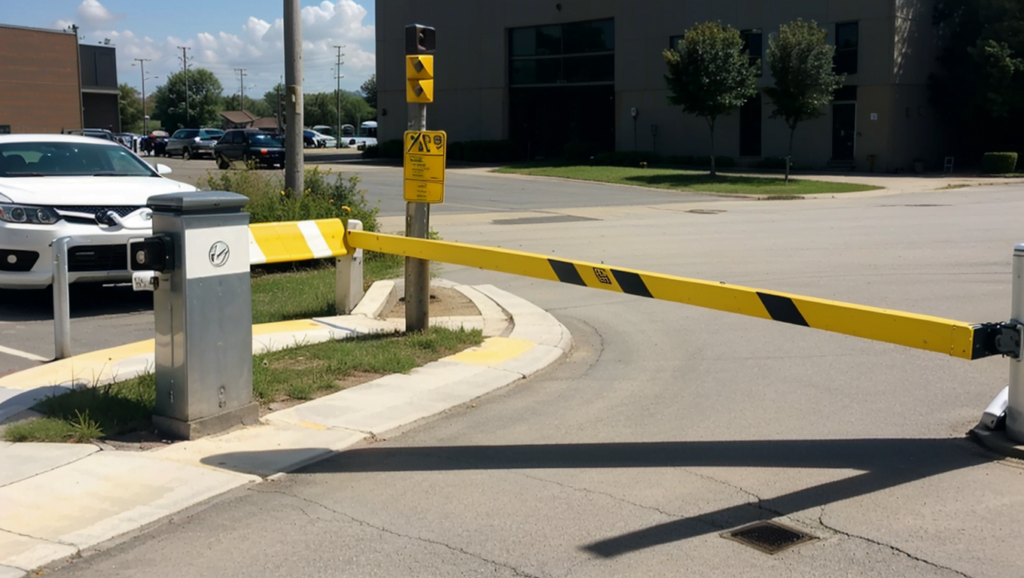 Commercial Barrier Arm Drive Way Exit