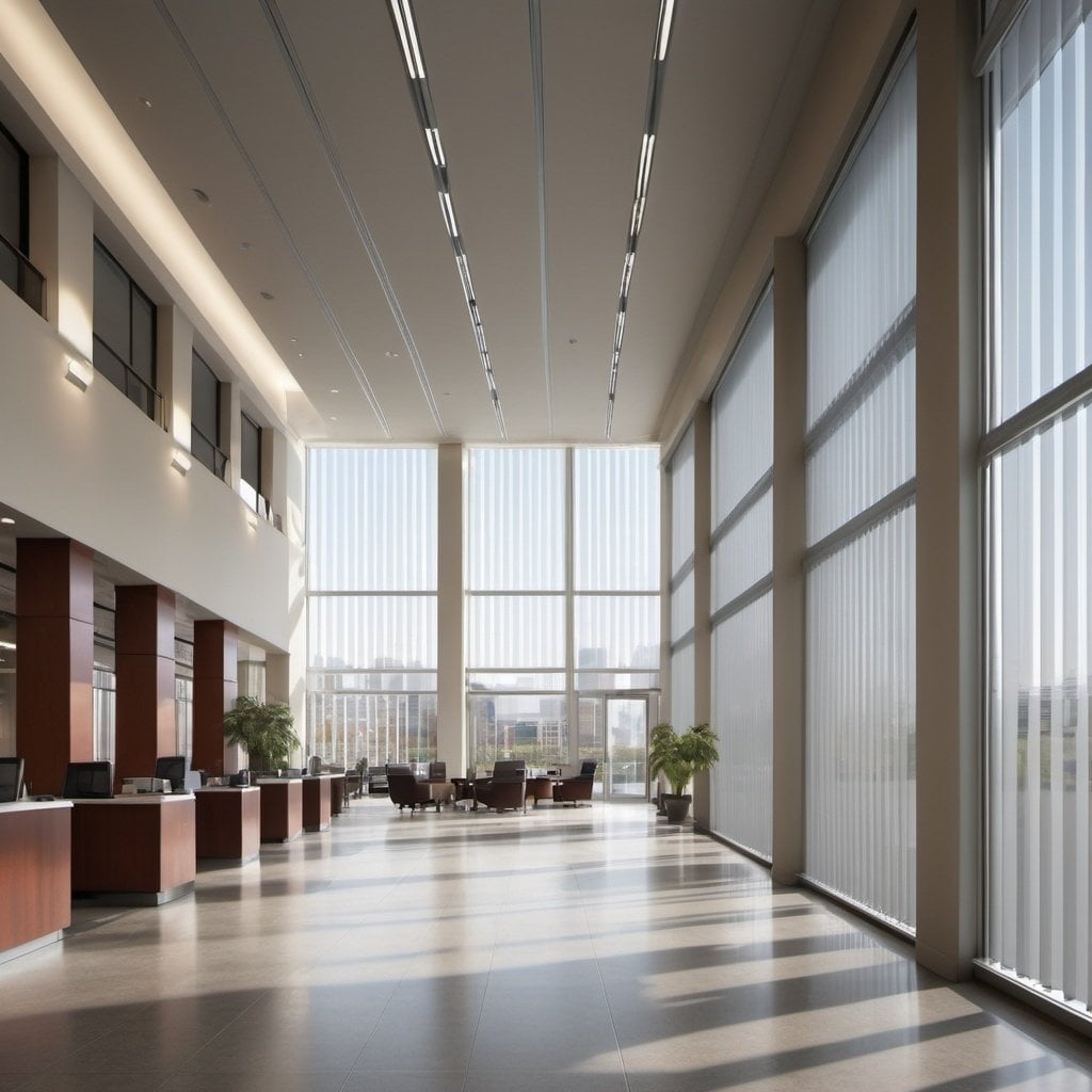 Commercial Blinds Lobby