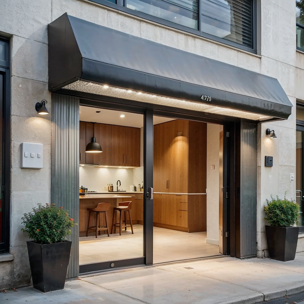 Residential Air Curtain At Apartment Door