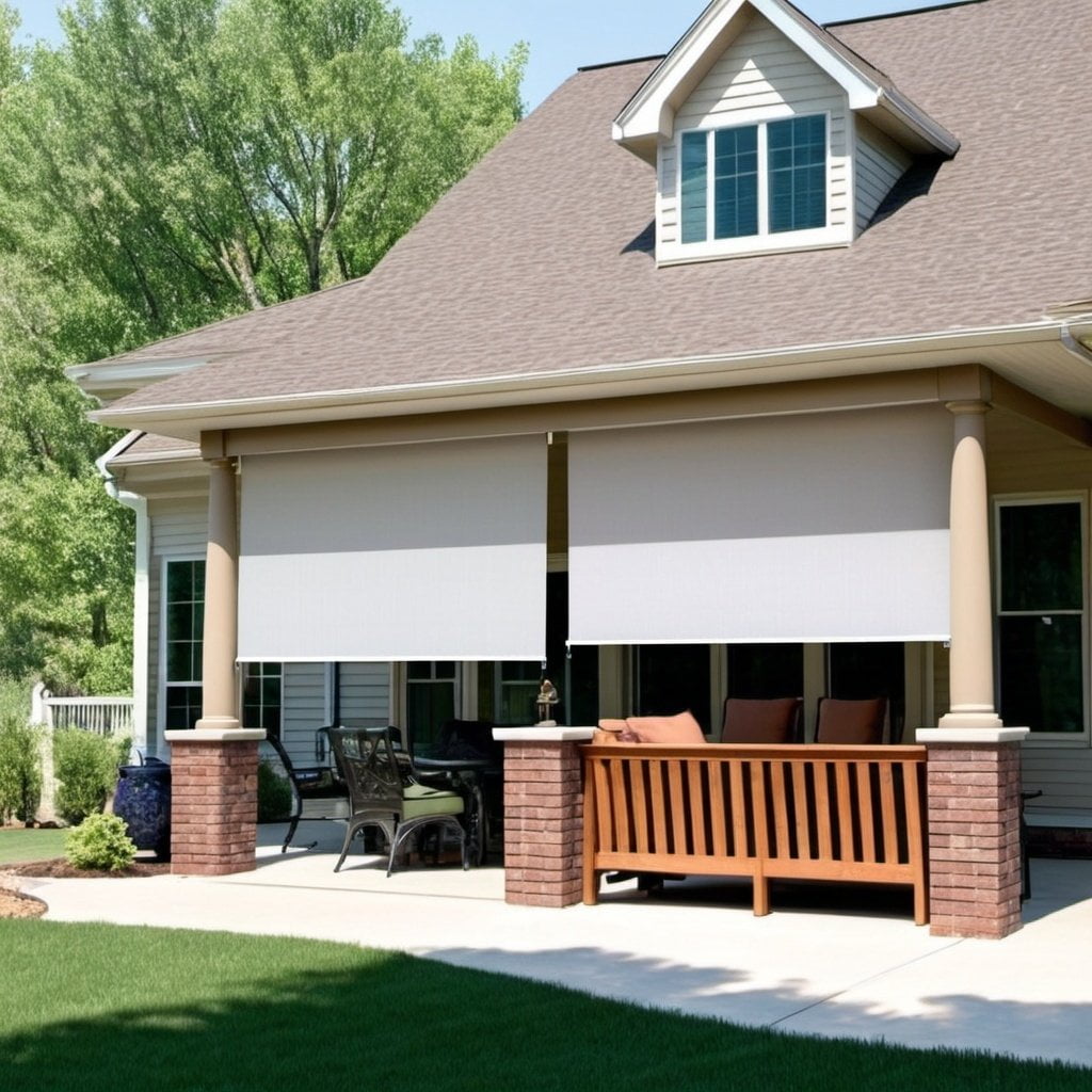Residential Blinds At Font Porch
