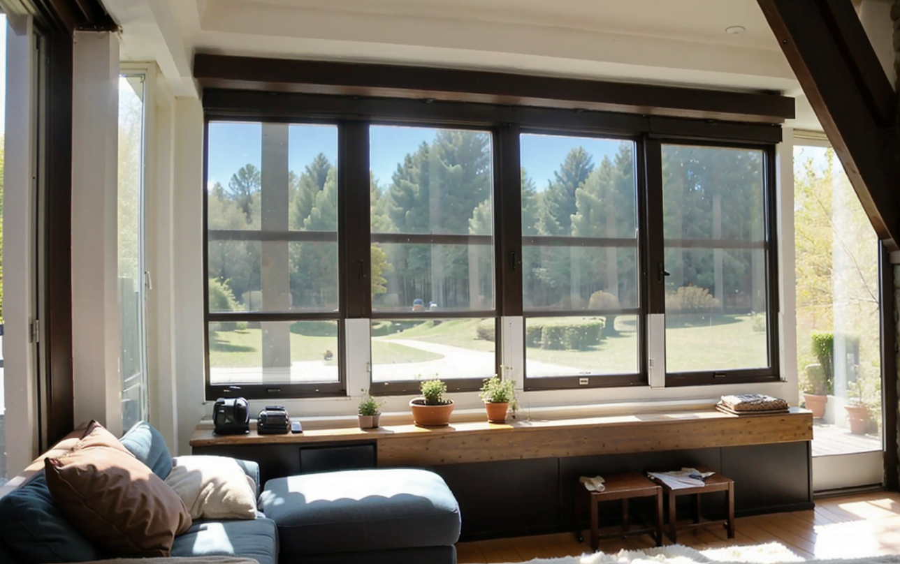 Residential Blinds Inside Living Room