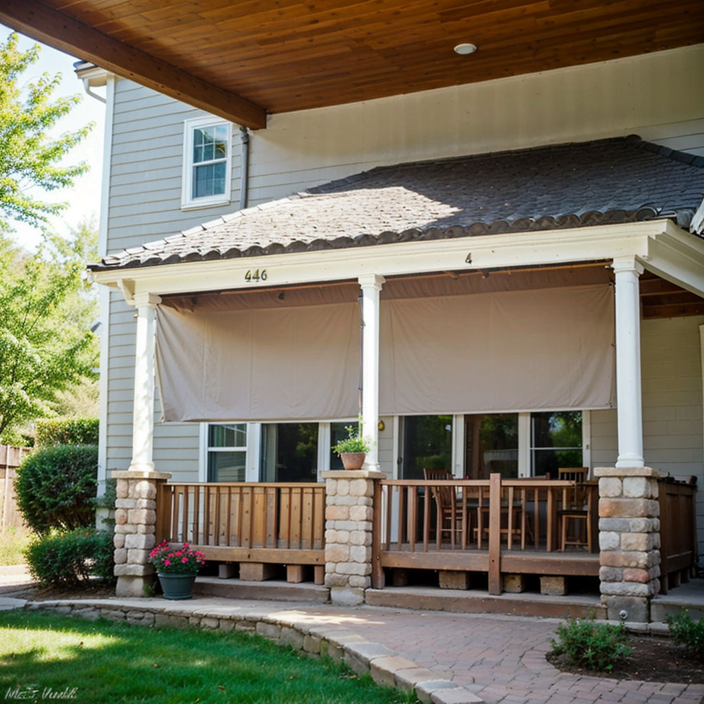 Residential Blinds Out Doors